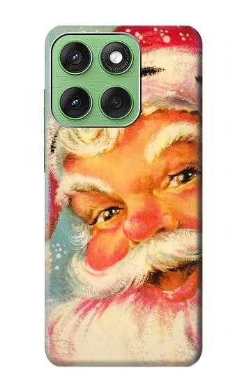 S2840 Christmas Vintage Santa Hülle Schutzhülle Taschen für Motorola Edge 60