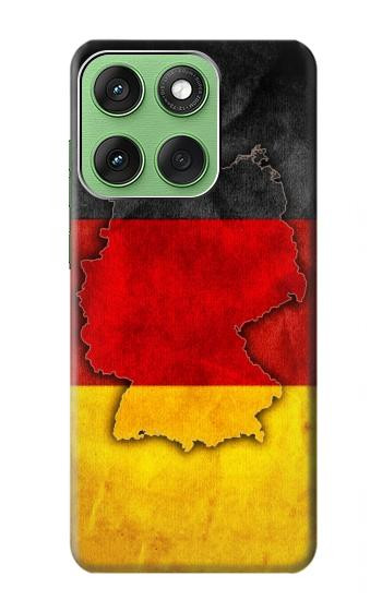 S2935 Germany Flag Map Hülle Schutzhülle Taschen für Motorola Edge 60