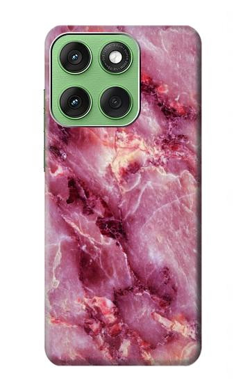 S3052 Pink Marble Graphic Printed Hülle Schutzhülle Taschen für Motorola Edge 60