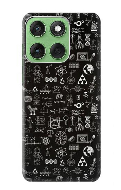 S3426 Blackboard Science Hülle Schutzhülle Taschen für Motorola Edge 60