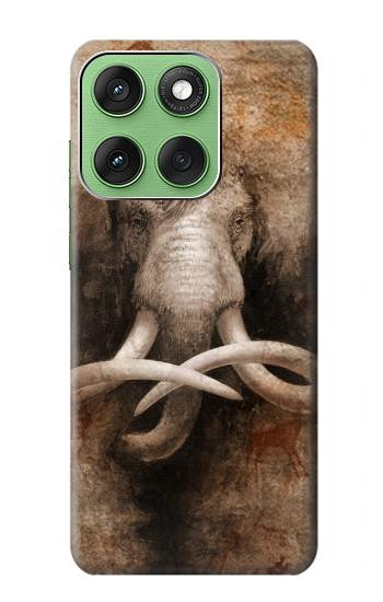 S3427 Mammoth Ancient Cave Art Hülle Schutzhülle Taschen für Motorola Edge 60