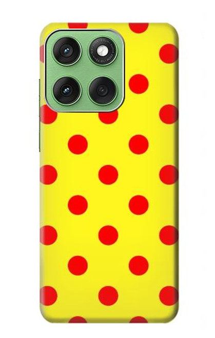 S3526 Red Spot Polka Dot Hülle Schutzhülle Taschen für Motorola Edge 60