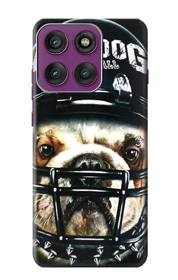 S0098 Bulldog American Football Hülle Schutzhülle Taschen für Motorola Edge 60 Pro