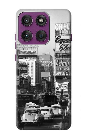 S0182 Old New York Vintage Hülle Schutzhülle Taschen für Motorola Edge 60 Pro