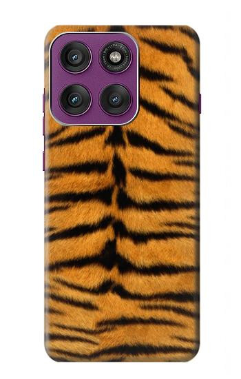 S0576 Tiger Skin Hülle Schutzhülle Taschen für Motorola Edge 60 Pro