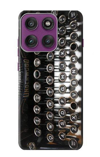 S0620 Typewriter Hülle Schutzhülle Taschen für Motorola Edge 60 Pro