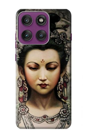 S0681 Guan Yin Hülle Schutzhülle Taschen für Motorola Edge 60 Pro