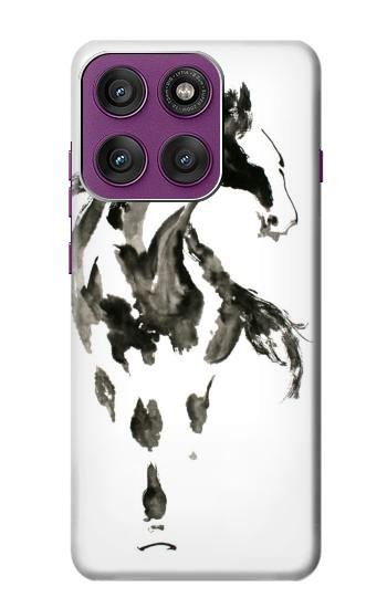 S1031 Horse Paintbrush Hülle Schutzhülle Taschen für Motorola Edge 60 Pro