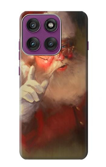S1144 Xmas Santa Claus Hülle Schutzhülle Taschen für Motorola Edge 60 Pro