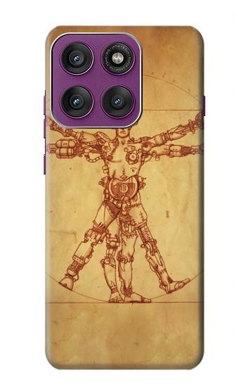 S1682 Steampunk Frankenstein Hülle Schutzhülle Taschen für Motorola Edge 60 Pro