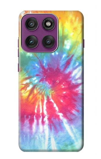 S1697 Tie Dye Colorful Graphic Printed Hülle Schutzhülle Taschen für Motorola Edge 60 Pro