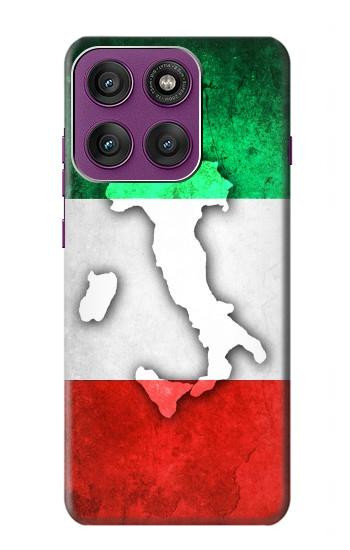 S2338 Italy Flag Hülle Schutzhülle Taschen für Motorola Edge 60 Pro