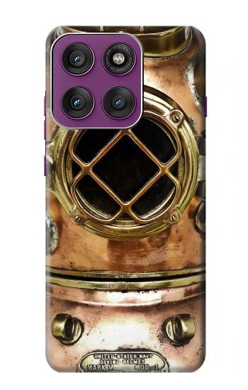 S2412 Vintage Deep Sea Diving Helmet Hülle Schutzhülle Taschen für Motorola Edge 60 Pro