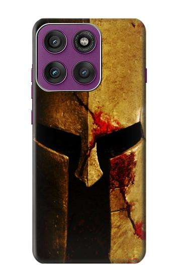 S2439 Warrior Spartan Helmet Hülle Schutzhülle Taschen für Motorola Edge 60 Pro
