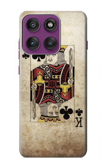 S2528 Poker King Card Hülle Schutzhülle Taschen für Motorola Edge 60 Pro