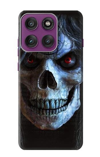 S2585 Evil Death Skull Pentagram Hülle Schutzhülle Taschen für Motorola Edge 60 Pro