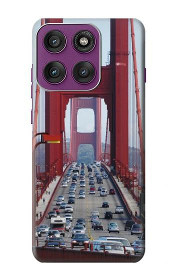 S2637 Golden Gate Bridge Hülle Schutzhülle Taschen für Motorola Edge 60 Pro