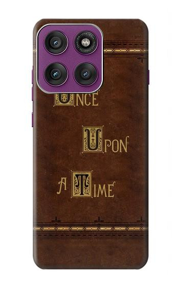 S2643 Once Upon A Time Book Hülle Schutzhülle Taschen für Motorola Edge 60 Pro