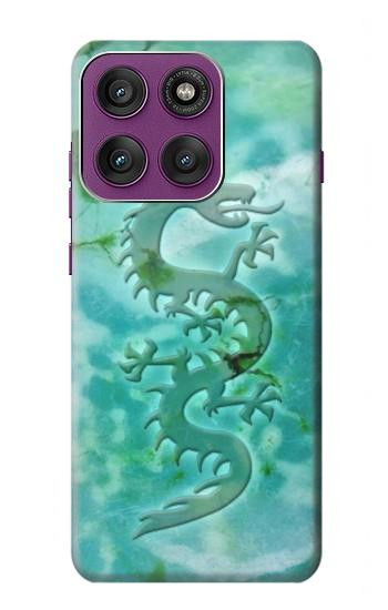 S2653 Dragon Green Turquoise Stone Graphic Hülle Schutzhülle Taschen für Motorola Edge 60 Pro