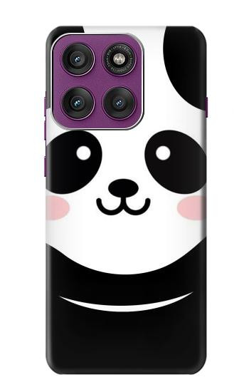 S2662 Cute Panda Cartoon Hülle Schutzhülle Taschen für Motorola Edge 60 Pro