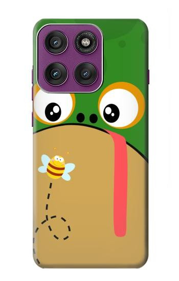 S2765 Frog Bee Cute Cartoon Hülle Schutzhülle Taschen für Motorola Edge 60 Pro