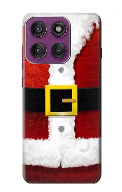S2846 Christmas Santa Red Suit Hülle Schutzhülle Taschen für Motorola Edge 60 Pro