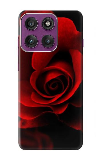 S2898 Red Rose Hülle Schutzhülle Taschen für Motorola Edge 60 Pro