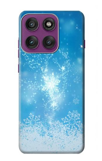 S2923 Frozen Snow Spell Magic Hülle Schutzhülle Taschen für Motorola Edge 60 Pro