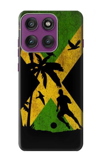 S2975 Jamaica Football Soccer Hülle Schutzhülle Taschen für Motorola Edge 60 Pro