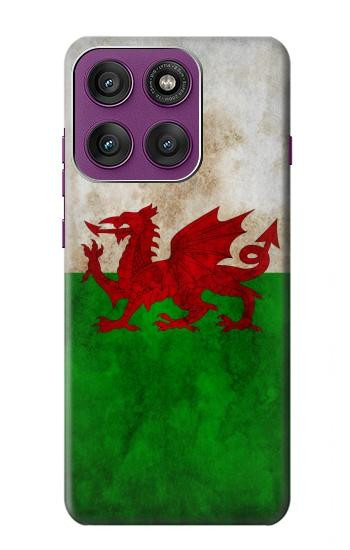 S2976 Wales Football Soccer Flag Hülle Schutzhülle Taschen für Motorola Edge 60 Pro
