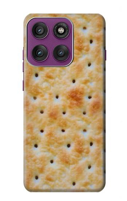 S2987 Cream Cracker Biscuits Hülle Schutzhülle Taschen für Motorola Edge 60 Pro