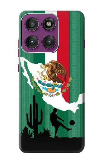 S2994 Mexico Football Soccer Hülle Schutzhülle Taschen für Motorola Edge 60 Pro