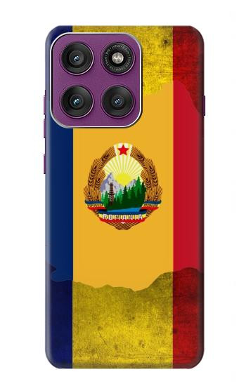 S3021 Romania Flag Hülle Schutzhülle Taschen für Motorola Edge 60 Pro