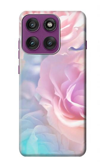 S3050 Vintage Pastel Flowers Hülle Schutzhülle Taschen für Motorola Edge 60 Pro