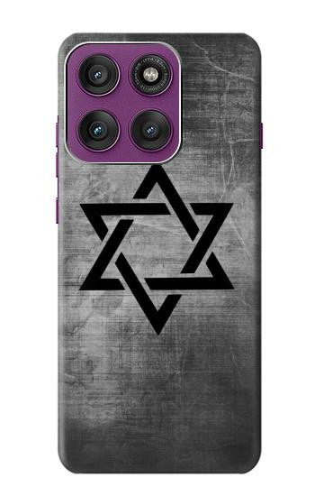 S3107 Judaism Star of David Symbol Hülle Schutzhülle Taschen für Motorola Edge 60 Pro