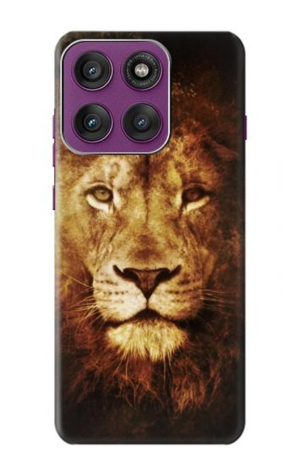S3182 Lion Hülle Schutzhülle Taschen für Motorola Edge 60 Pro