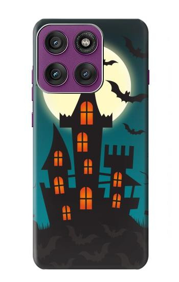 S3268 Halloween Festival Castle Hülle Schutzhülle Taschen für Motorola Edge 60 Pro