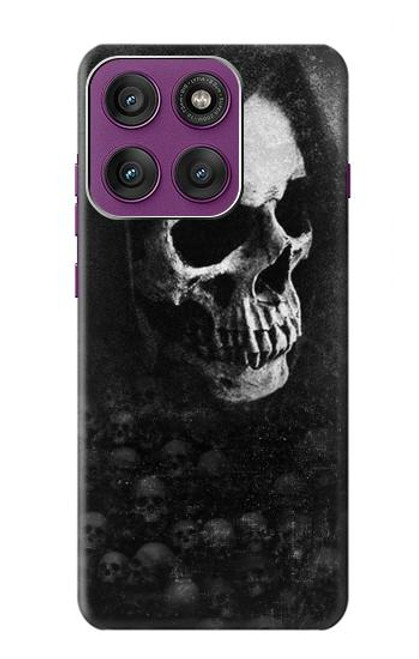 S3333 Death Skull Grim Reaper Hülle Schutzhülle Taschen für Motorola Edge 60 Pro