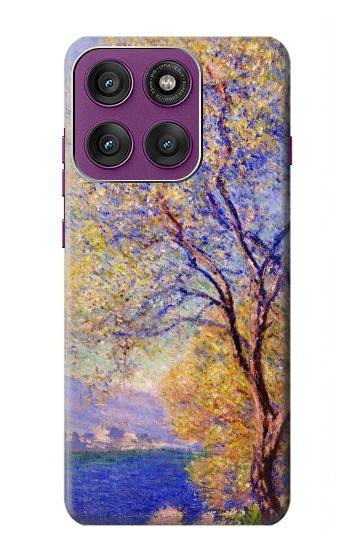 S3339 Claude Monet Antibes Seen from the Salis Gardens Hülle Schutzhülle Taschen für Motorola Edge 60 Pro