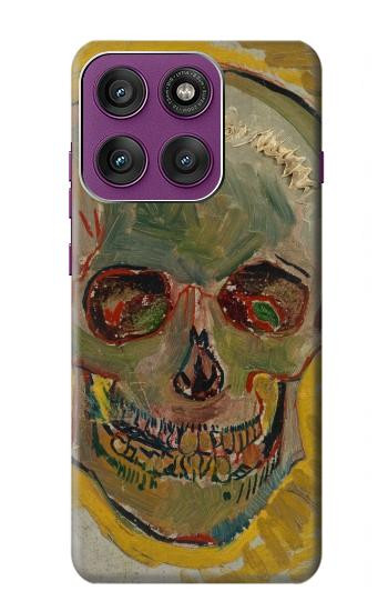 S3359 Vincent Van Gogh Skull Hülle Schutzhülle Taschen für Motorola Edge 60 Pro