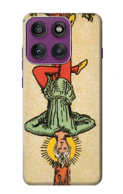 S3377 Tarot Card Hanged Man Hülle Schutzhülle Taschen für Motorola Edge 60 Pro