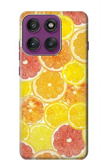 S3408 Lemon Hülle Schutzhülle Taschen für Motorola Edge 60 Pro