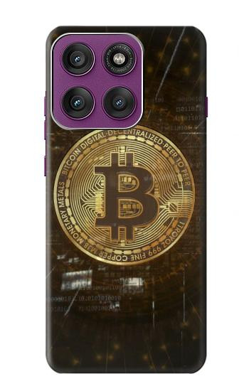 S3798 Cryptocurrency Bitcoin Hülle Schutzhülle Taschen für Motorola Edge 60 Pro