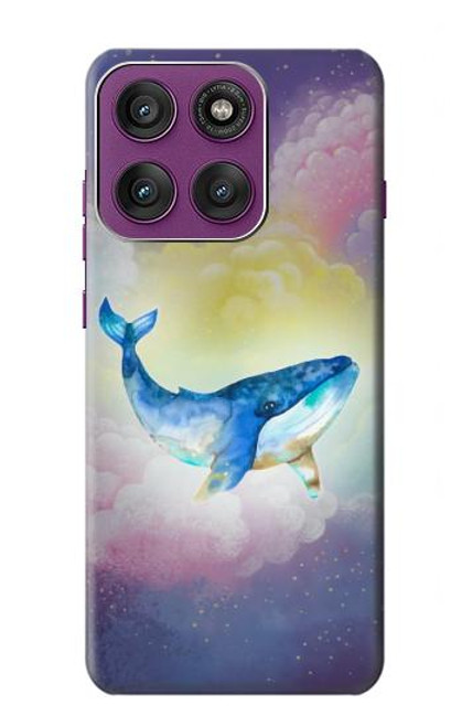 S3802 Dream Whale Pastel Fantasy Hülle Schutzhülle Taschen für Motorola Edge 60 Pro