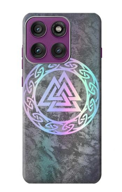 S3833 Valknut Odin Wotans Knot Hrungnir Heart Hülle Schutzhülle Taschen für Motorola Edge 60 Pro