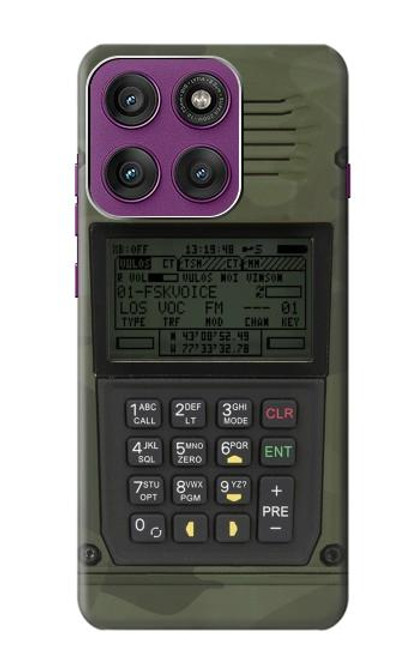 S3959 Military Radio Graphic Print Hülle Schutzhülle Taschen für Motorola Edge 60 Pro