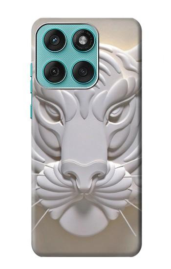 S0574 Tiger Carving Hülle Schutzhülle Taschen für Motorola Edge 60 Fusion