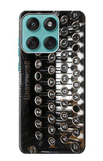 S0620 Typewriter Hülle Schutzhülle Taschen für Motorola Edge 60 Fusion