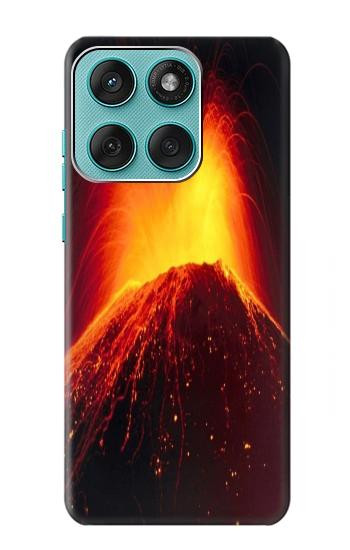 S0745 Volcano Lava Hülle Schutzhülle Taschen für Motorola Edge 60 Fusion