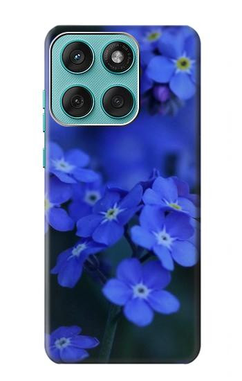 S0782 Forget me not Hülle Schutzhülle Taschen für Motorola Edge 60 Fusion